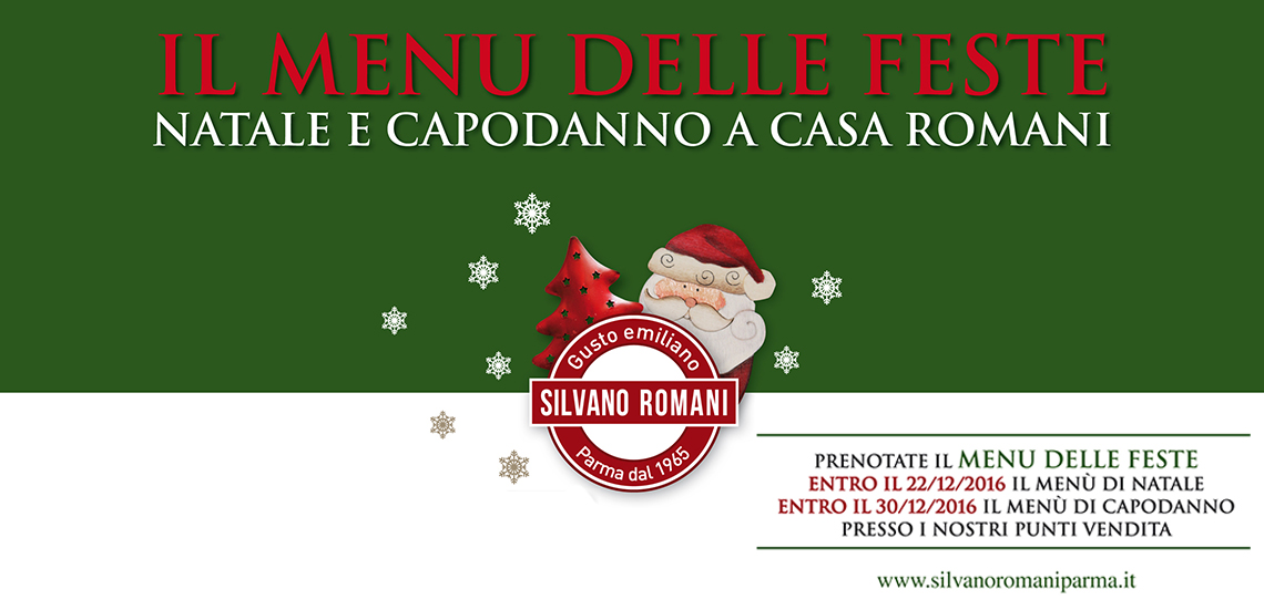 Menu X Le Feste Di Natale.Prenota Il Tuo Menu Di Natale O Capodanno Silvano Romani Parma